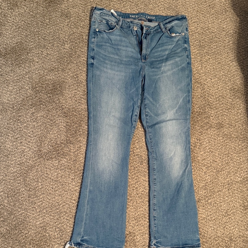 American Eagle Outfitters Light Blue Flare Jeans